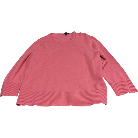 Top Long Sleeve By J. Crew In Pink, Size: Xl