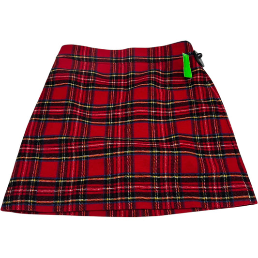 Skirt Mini & Short By J. Crew In Red, Size: 4