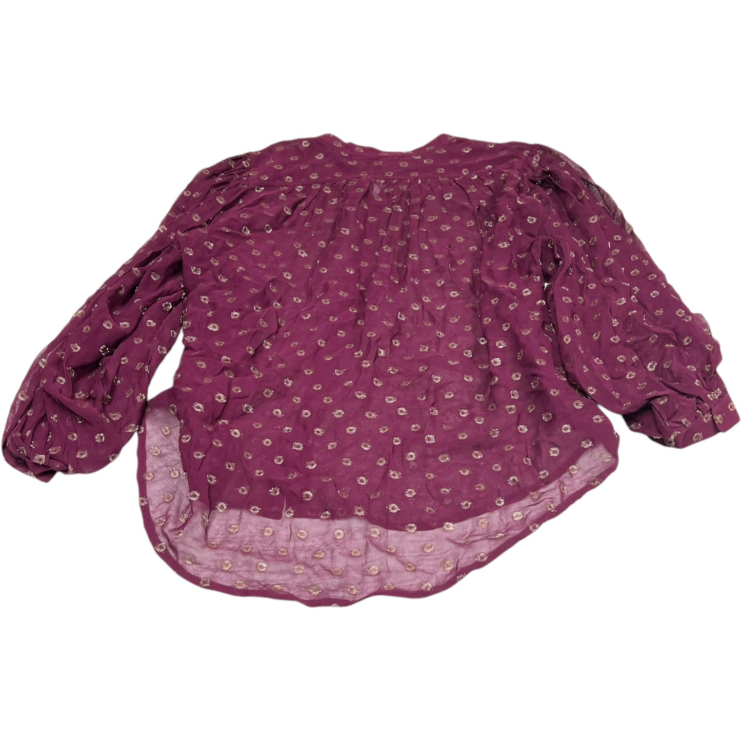 Top Long Sleeve By Moulinette Soeurs In Purple, Size: S