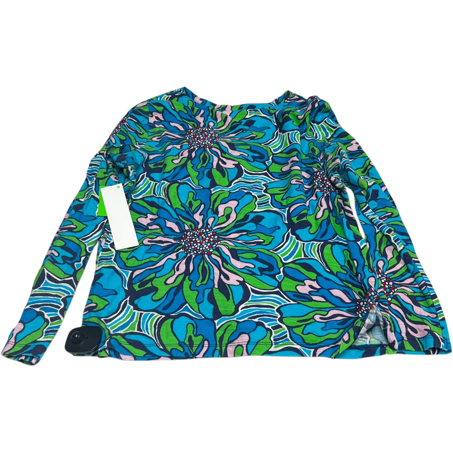 Top Long Sleeve Designer By Lilly Pulitzer In Blue, Size: Xl