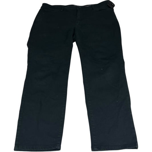 Jeans Skinny By J. Jill In Black Denim, Size: 12p