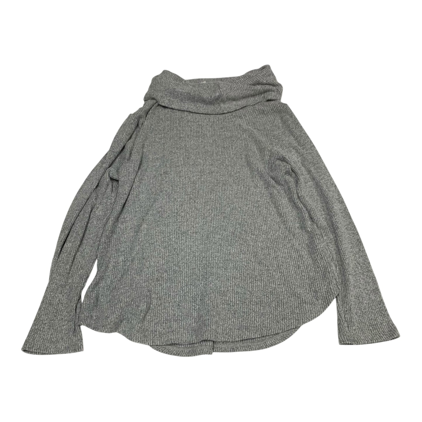 Top Long Sleeve By Loft In Grey, Size: L