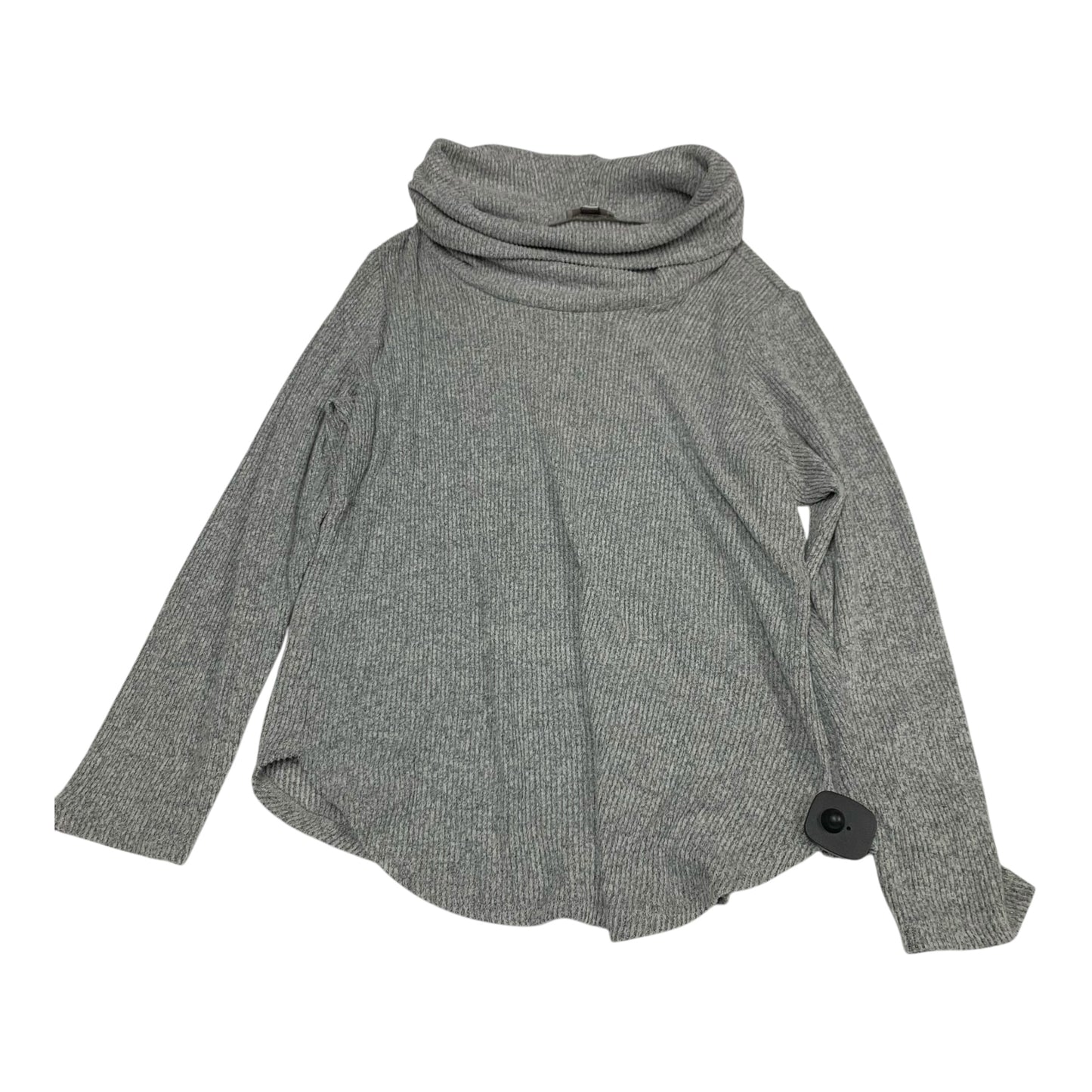 Top Long Sleeve By Loft In Grey, Size: L