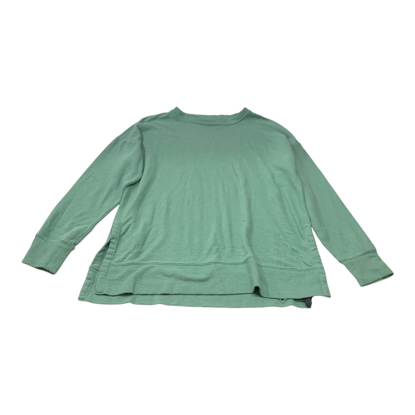 Top Long Sleeve By Versona In Green, Size: L