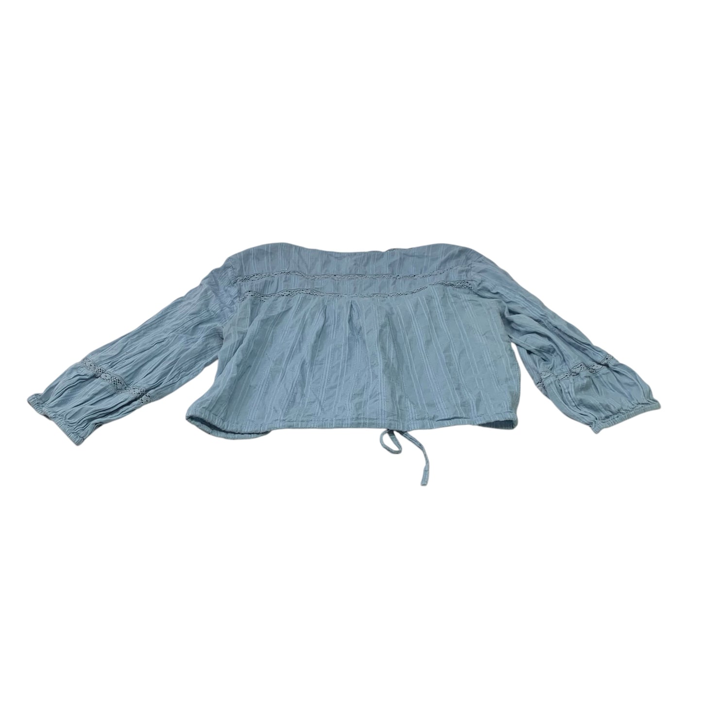 Top Long Sleeve By Free People In Blue, Size: M