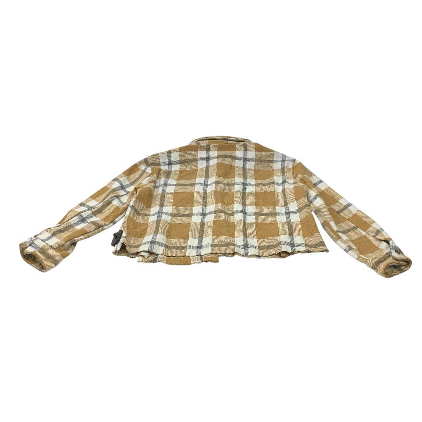 Jacket Shirt By Clothes Mentor In Plaid Pattern, Size: M