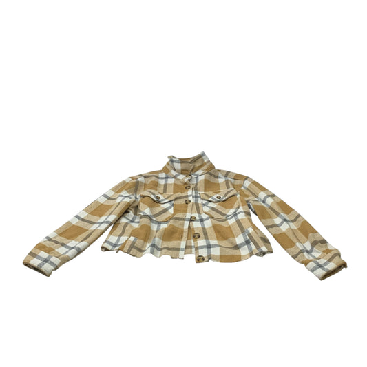 Jacket Shirt By Clothes Mentor In Plaid Pattern, Size: M