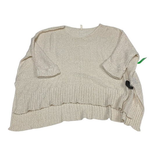 Sweater By Wishlist In Cream, Size: M