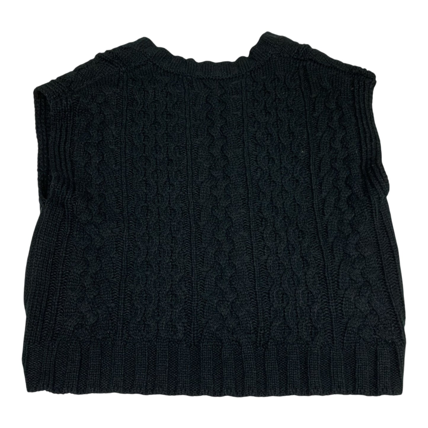 Vest Sweater By Lea & Viola In Black, Size: S