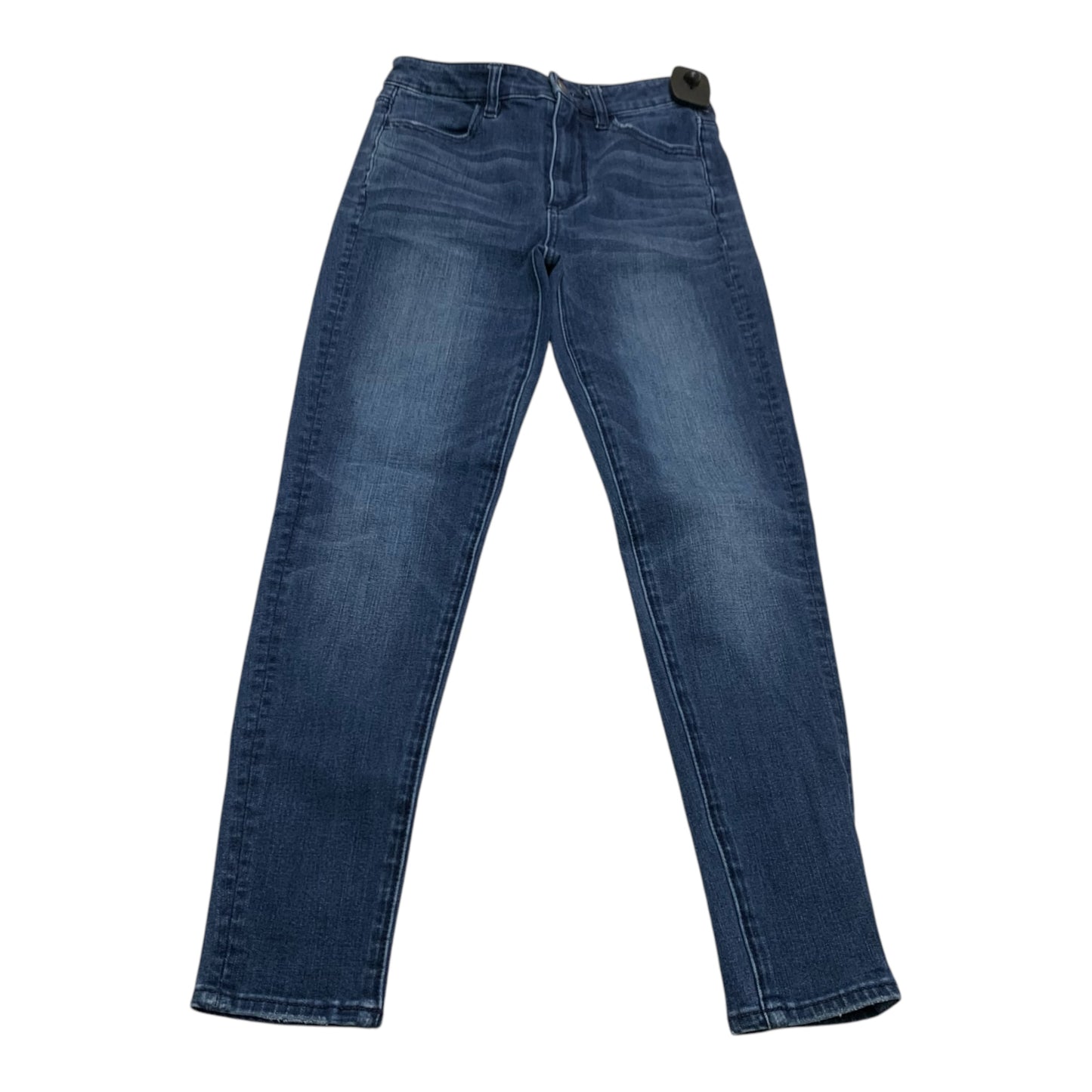 Jeans Skinny By American Eagle In Blue Denim, Size: 0