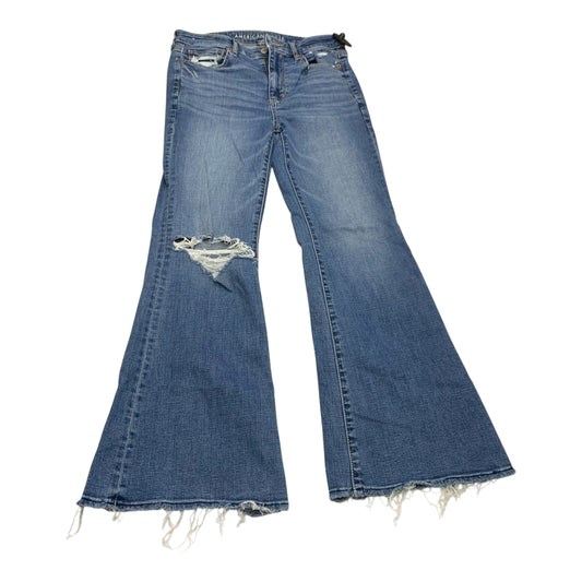 Jeans Boot Cut By American Eagle In Blue Denim, Size: 6