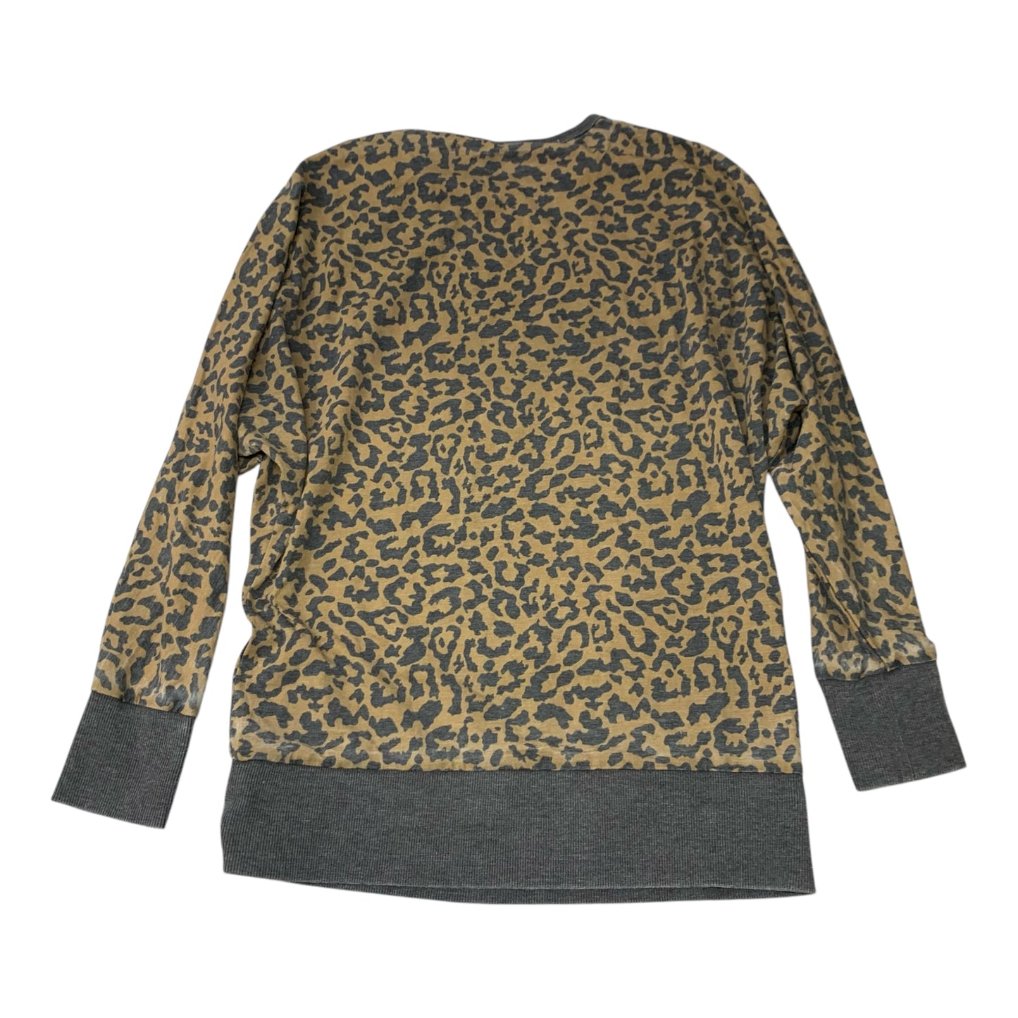 Top Long Sleeve By Vanilla Star In Animal Print, Size: Xs