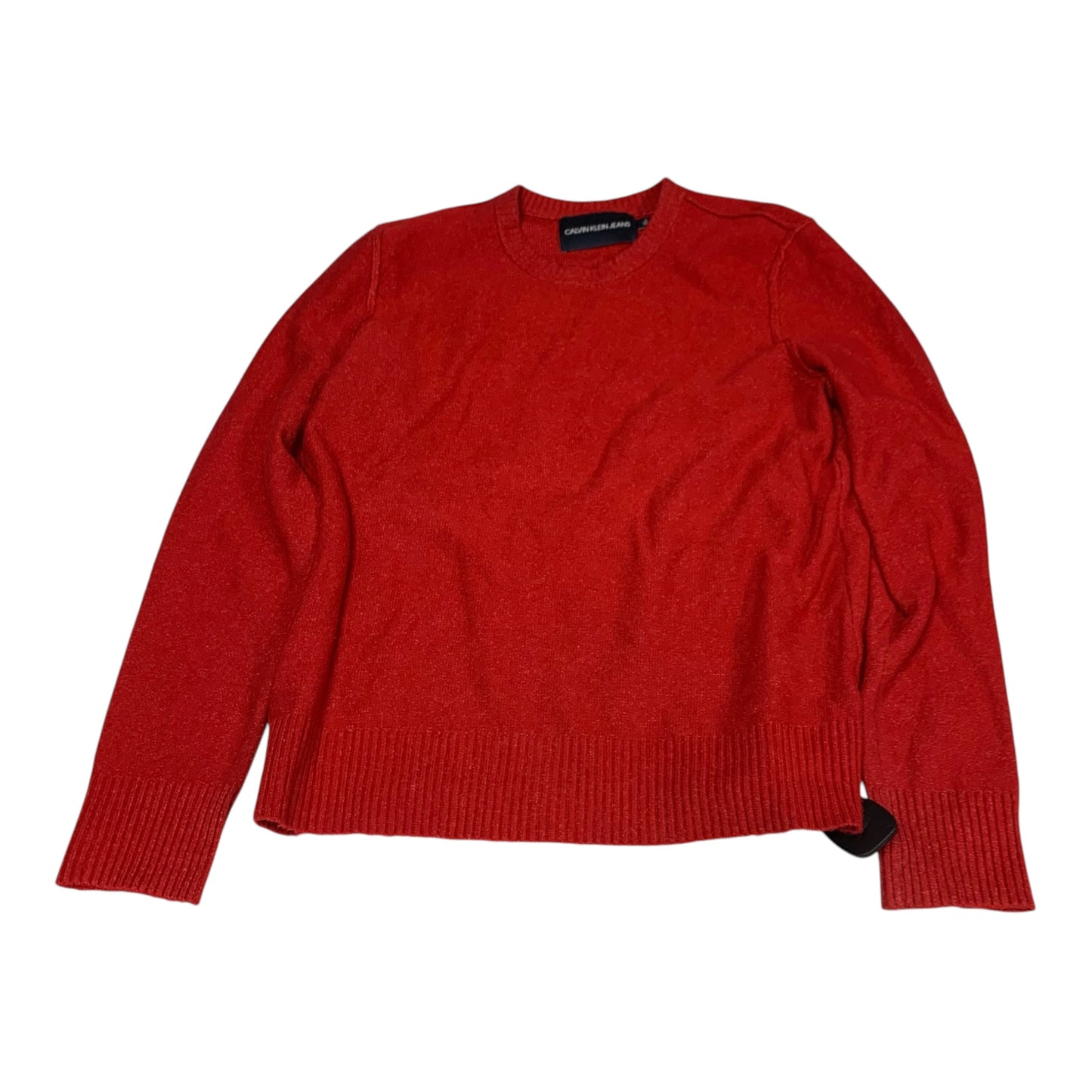 Sweater By Calvin Klein In Red, Size: M