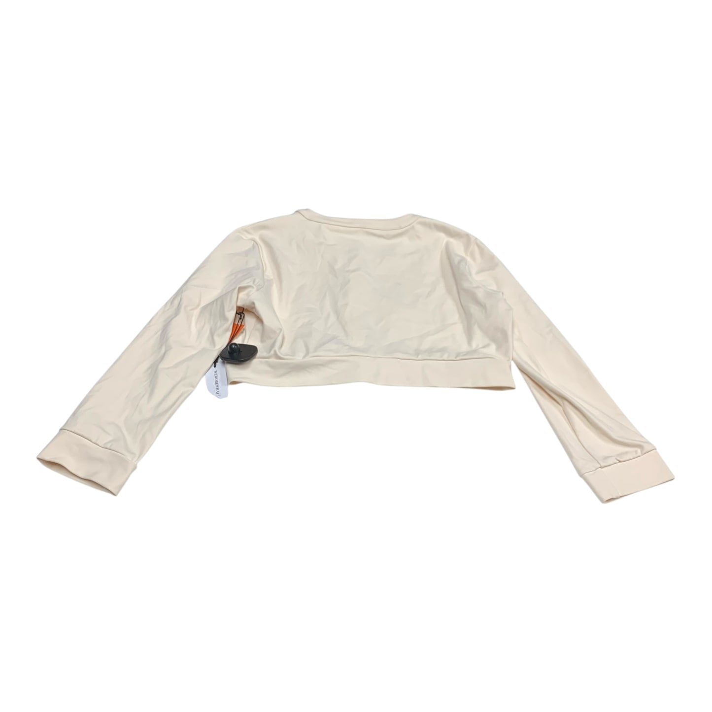 Top Long Sleeve By Clothes Mentor In Cream, Size: M