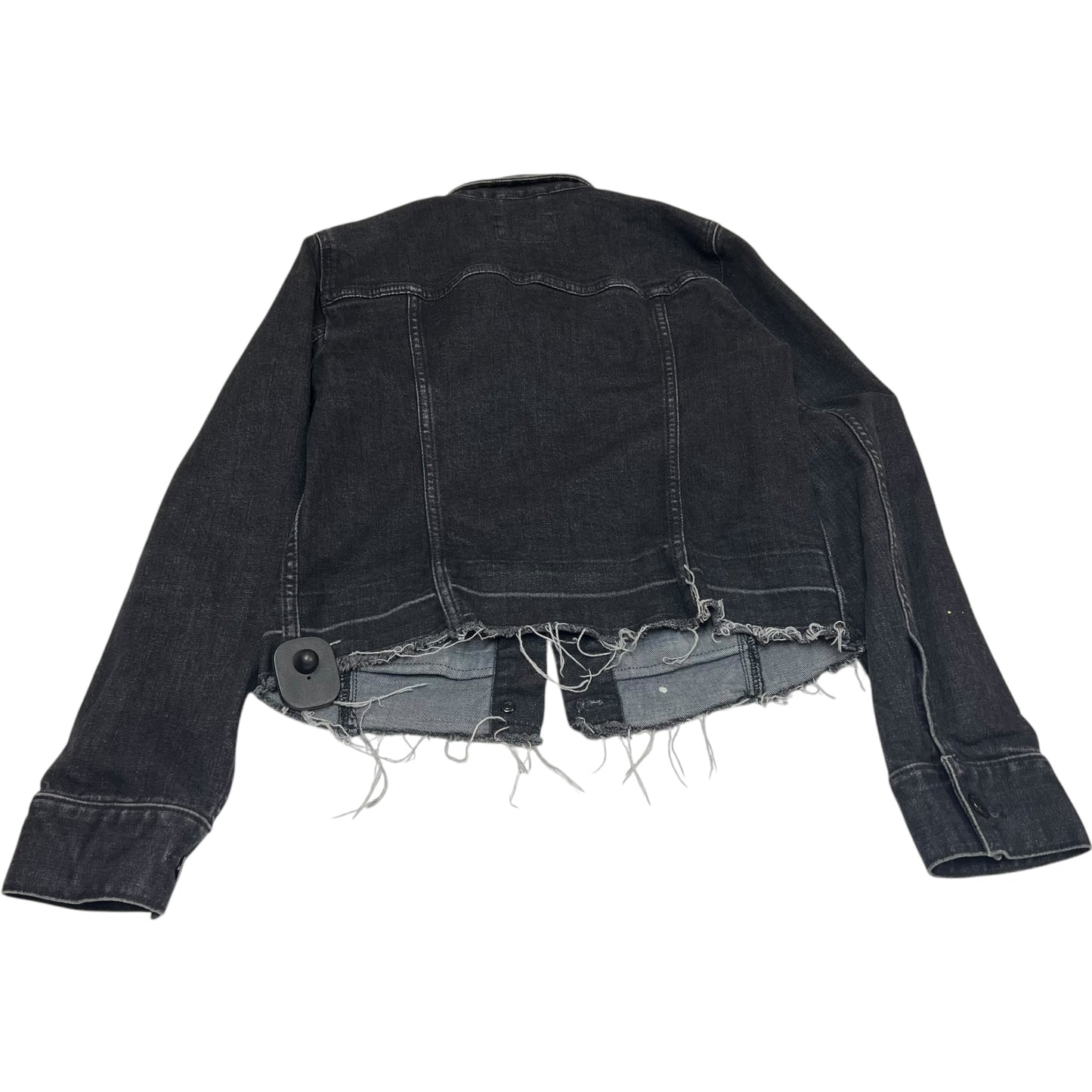 Jacket Denim By Banana Republic In Black Denim, Size: Xs