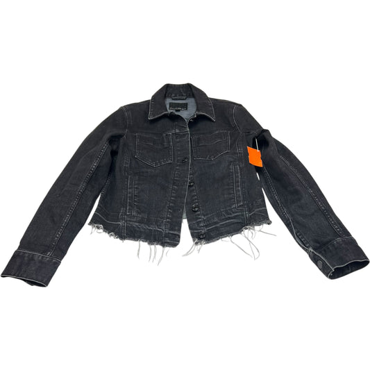 Jacket Denim By Banana Republic In Black Denim, Size: Xs