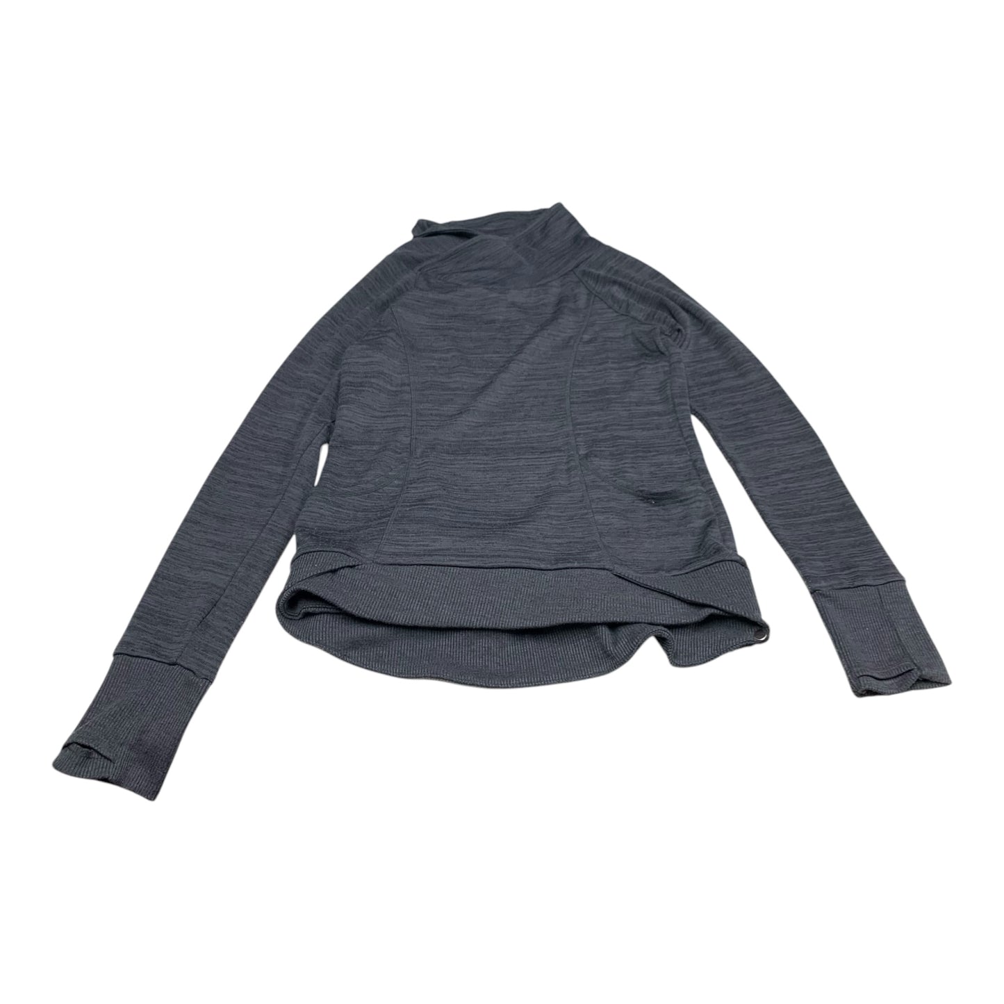 Top Long Sleeve By 90 Degrees By Reflex In Grey, Size: S