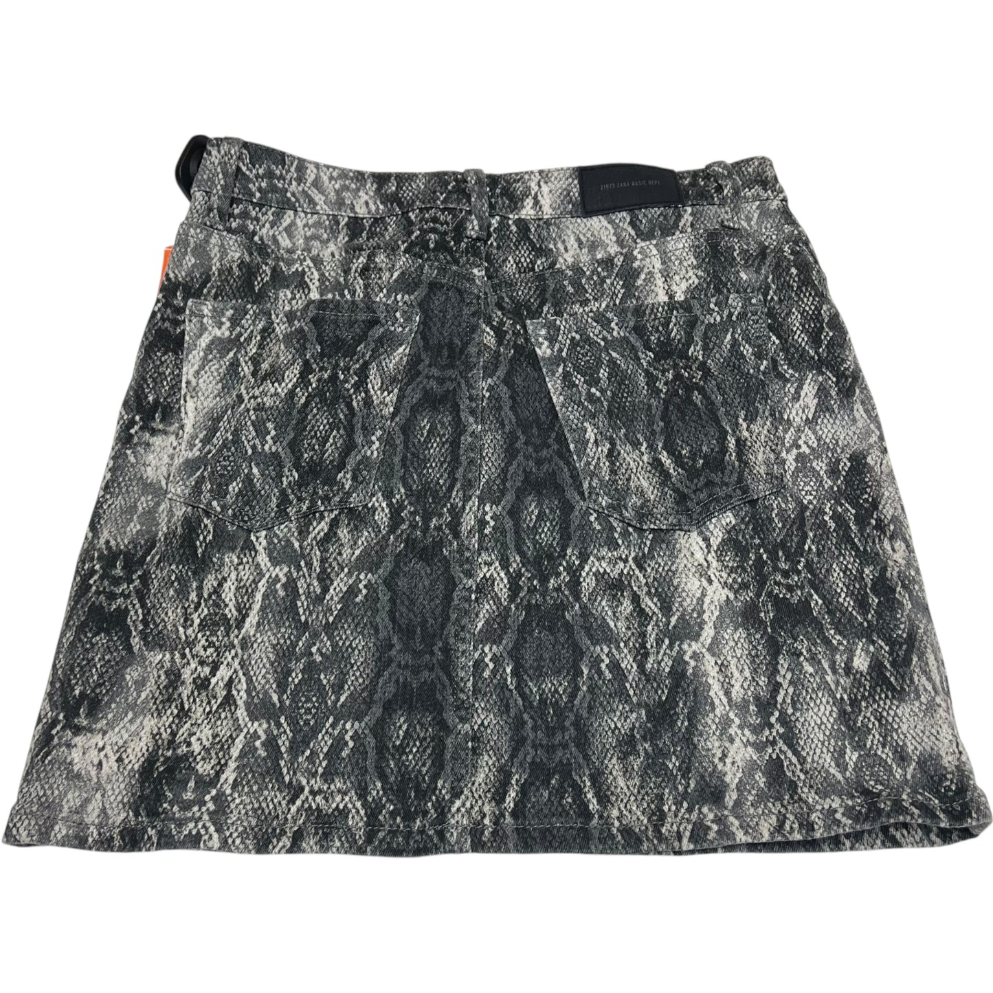 Skirt Mini & Short By Zara In Snakeskin Print, Size: Xs