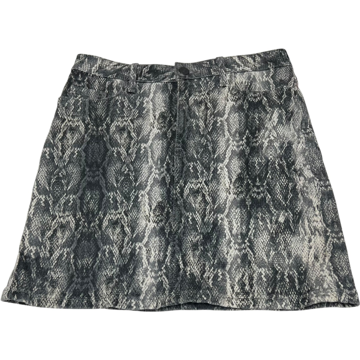 Skirt Mini & Short By Zara In Snakeskin Print, Size: Xs