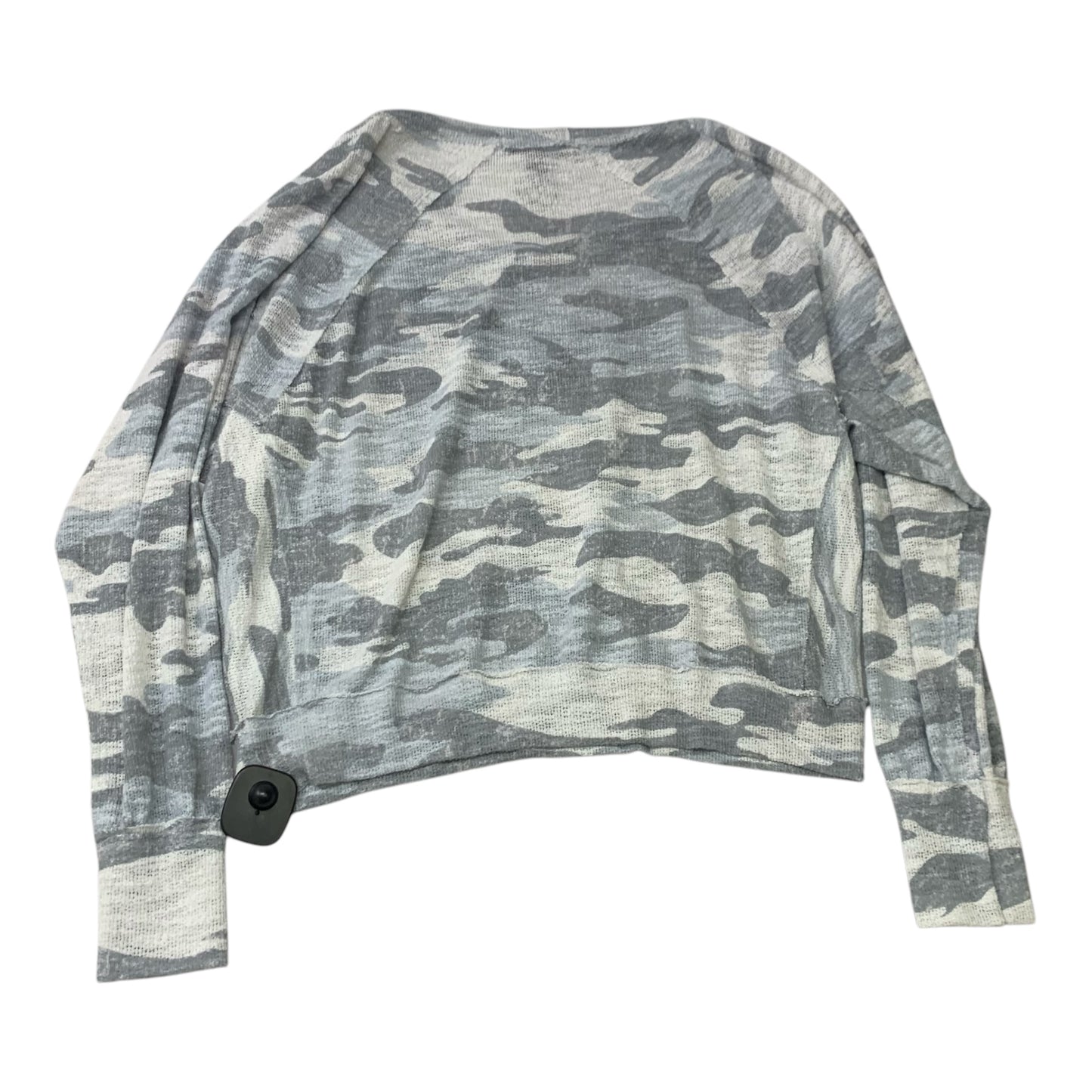 Top Long Sleeve By Jupee In Camouflage Print, Size: S