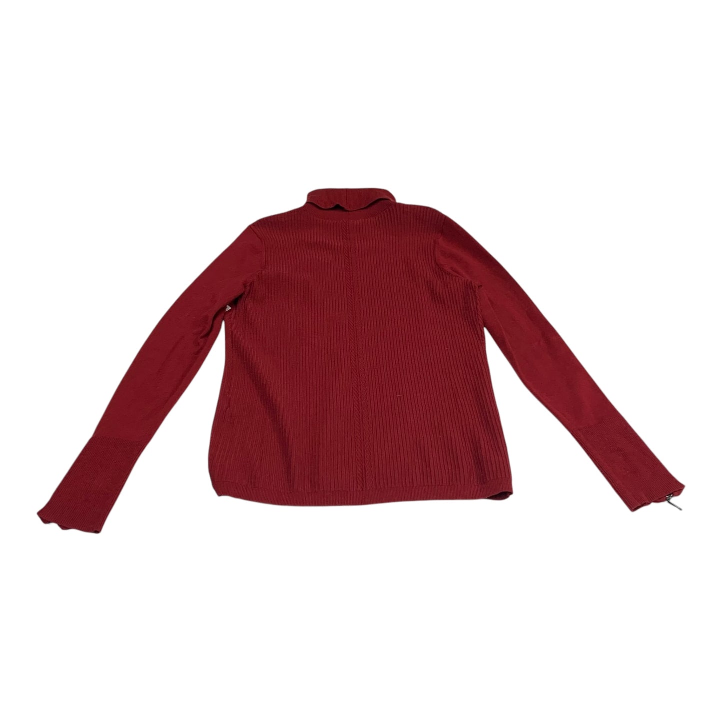 Top Long Sleeve By White House Black Market In Red, Size: M