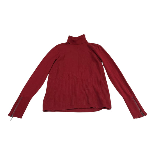 Top Long Sleeve By White House Black Market In Red, Size: M