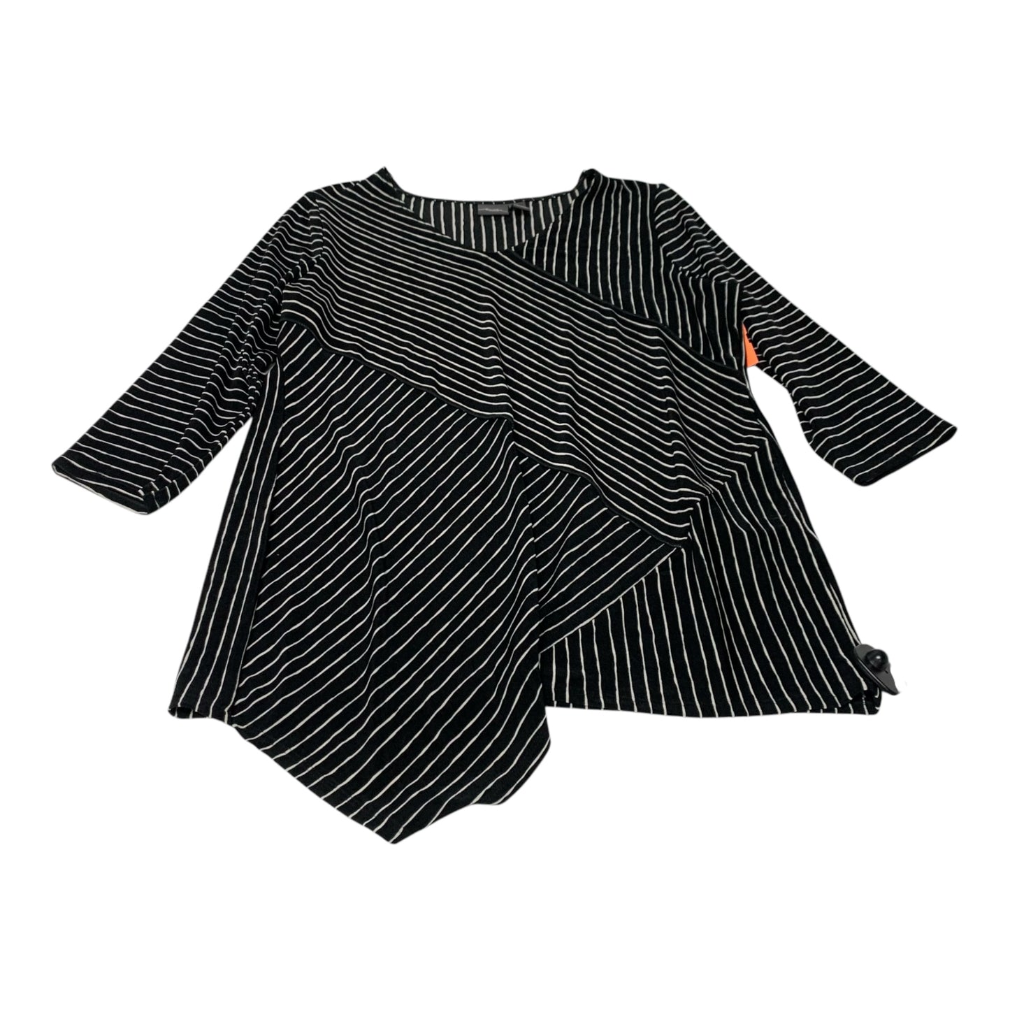 Top Long Sleeve By Chicos In Black, Size: L