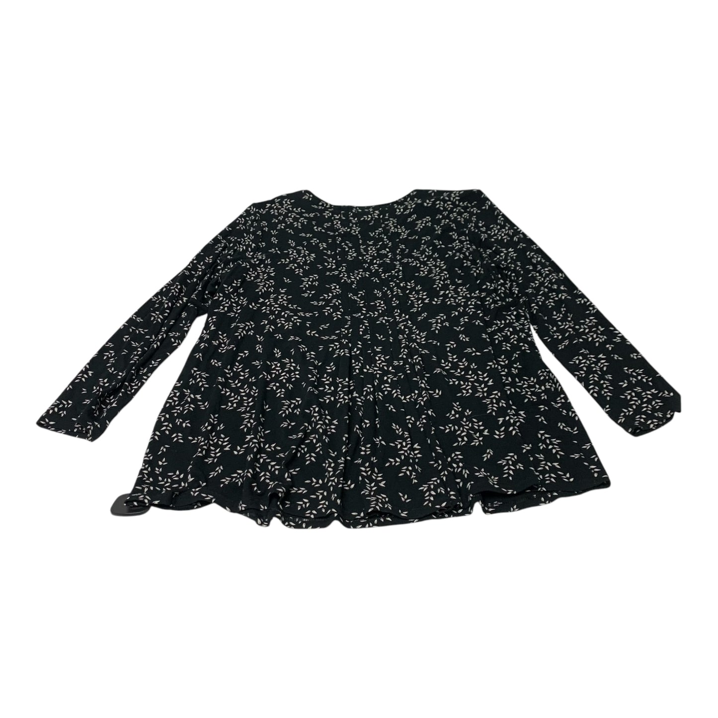 Top Long Sleeve By J. Jill In Black, Size: Lp