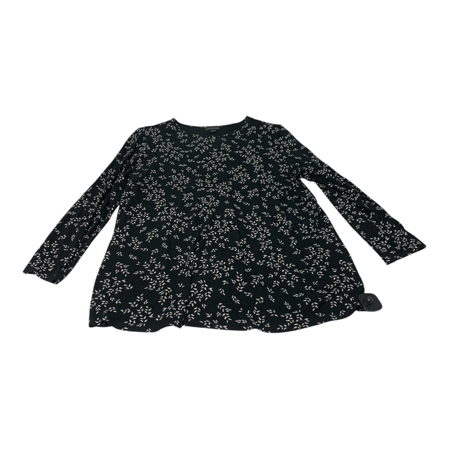 Top Long Sleeve By J. Jill In Black, Size: Lp