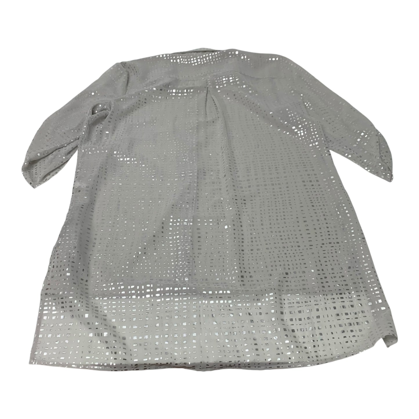 Top Long Sleeve By Chicos In Grey, Size: L