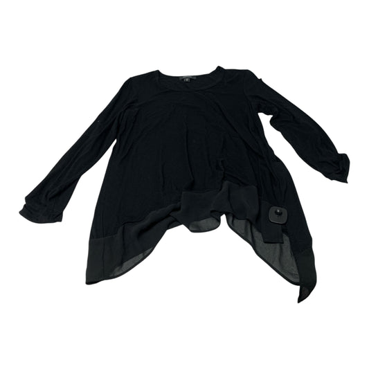 Top Long Sleeve By Karen Kane In Black, Size: Xl