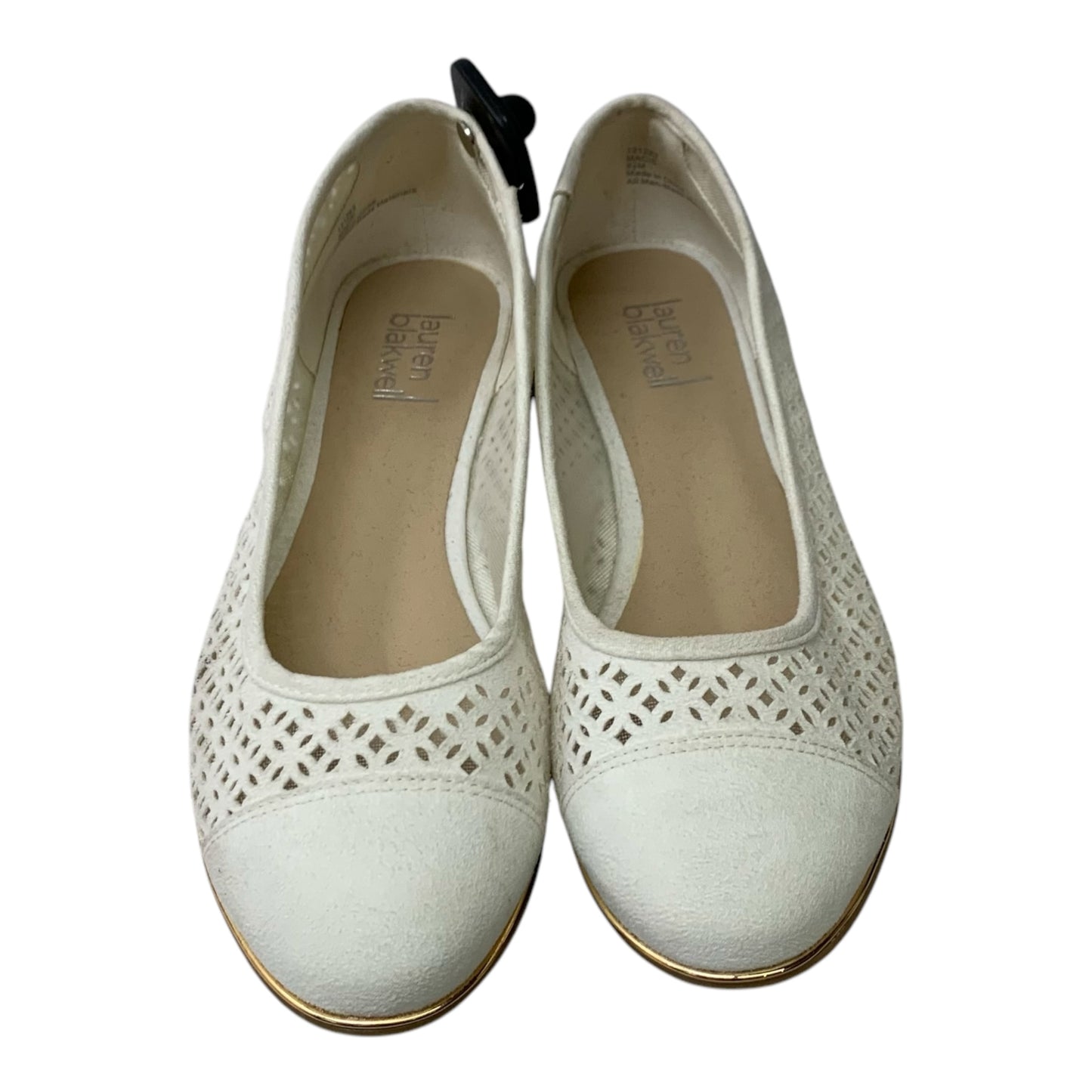 Shoes Flats By Lauren Blakwell In White, Size: 8.5