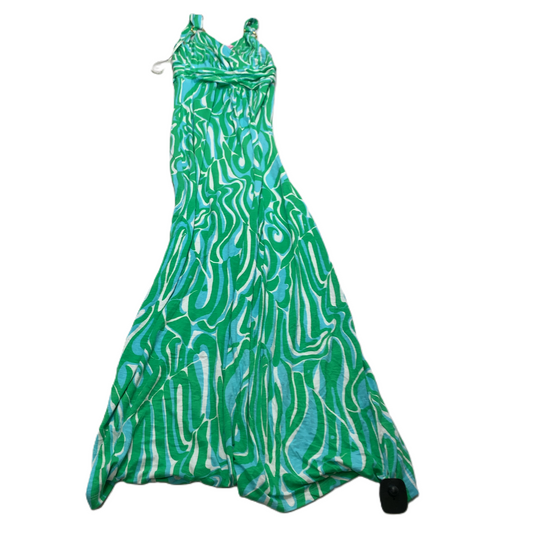 Blue & Green  Jumpsuit Designer By Lilly Pulitzer  Size: Xs