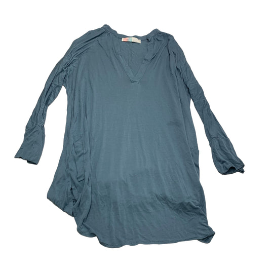 Top Long Sleeve By Free People In Blue, Size: S