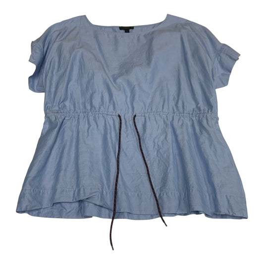 Top Short Sleeve By J. Crew In Blue, Size: L