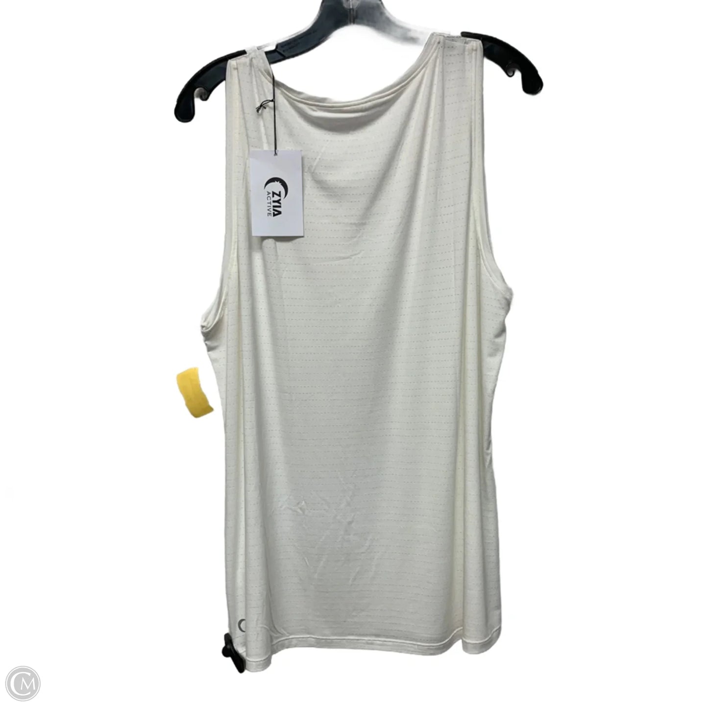 Athletic Tank Top By Zyia In White, Size: 3x
