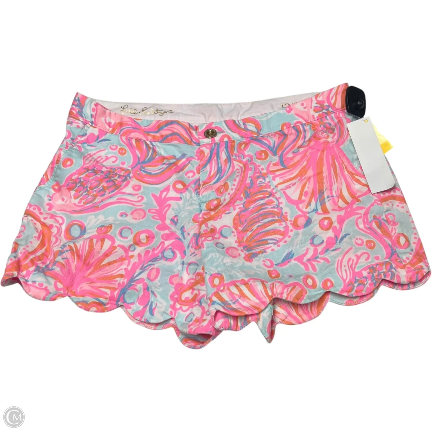 Shorts Designer By Lilly Pulitzer In Blue & Pink, Size: 12