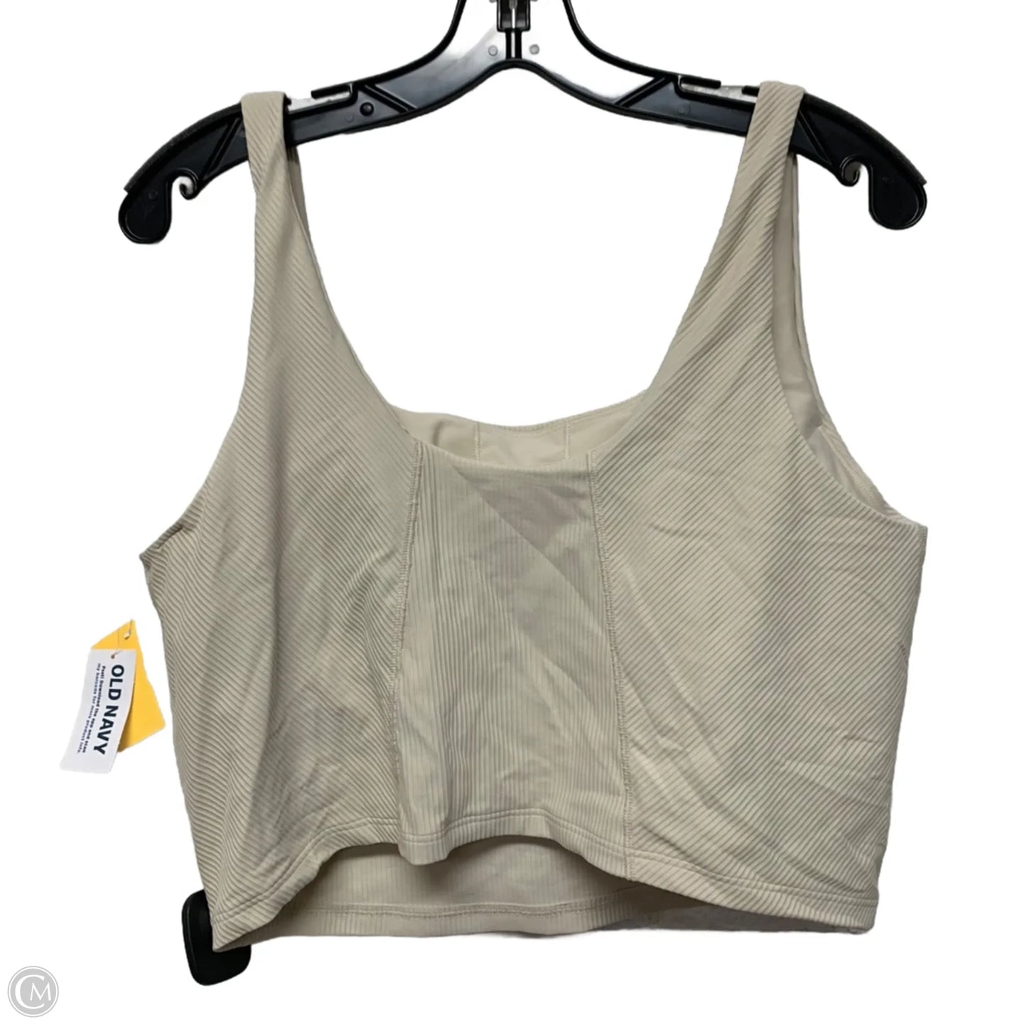 Athletic Tank Top By Old Navy In Beige, Size: Xl