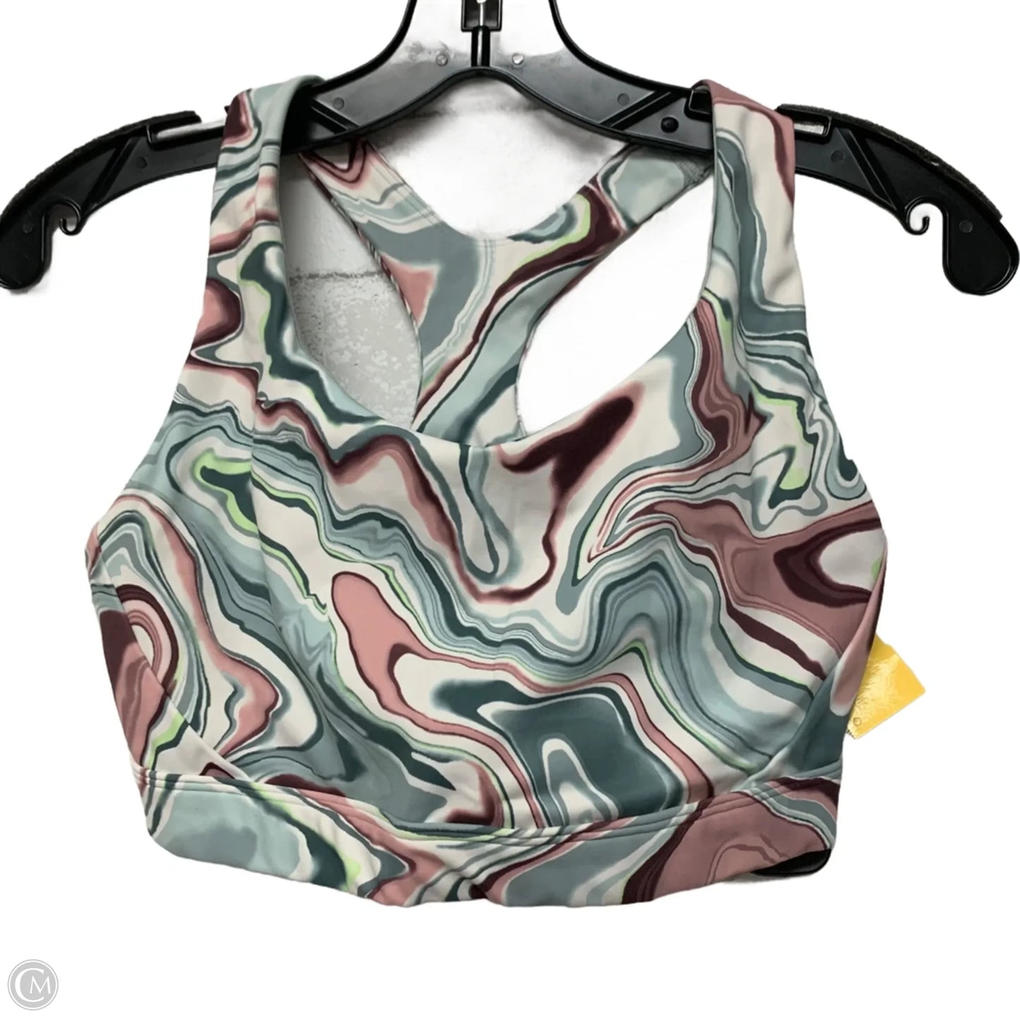 Athletic Bra By Athleta In Blue & Pink, Size: M