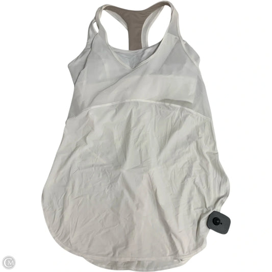 Athletic Tank Top By Lululemon In White, Size: M