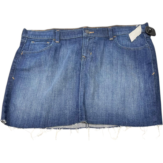 Skirt Mini & Short By Old Navy In Blue Denim, Size: L