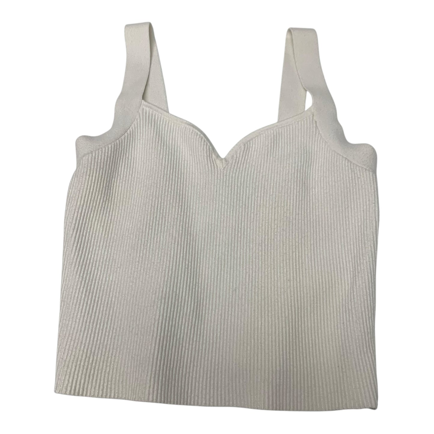 Top Sleeveless By Abercrombie And Fitch In Cream, Size: L