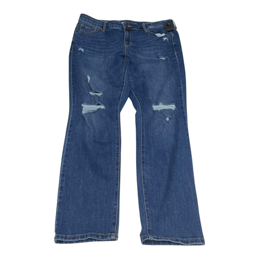 Jeans Straight By Old Navy In Blue Denim, Size: 12