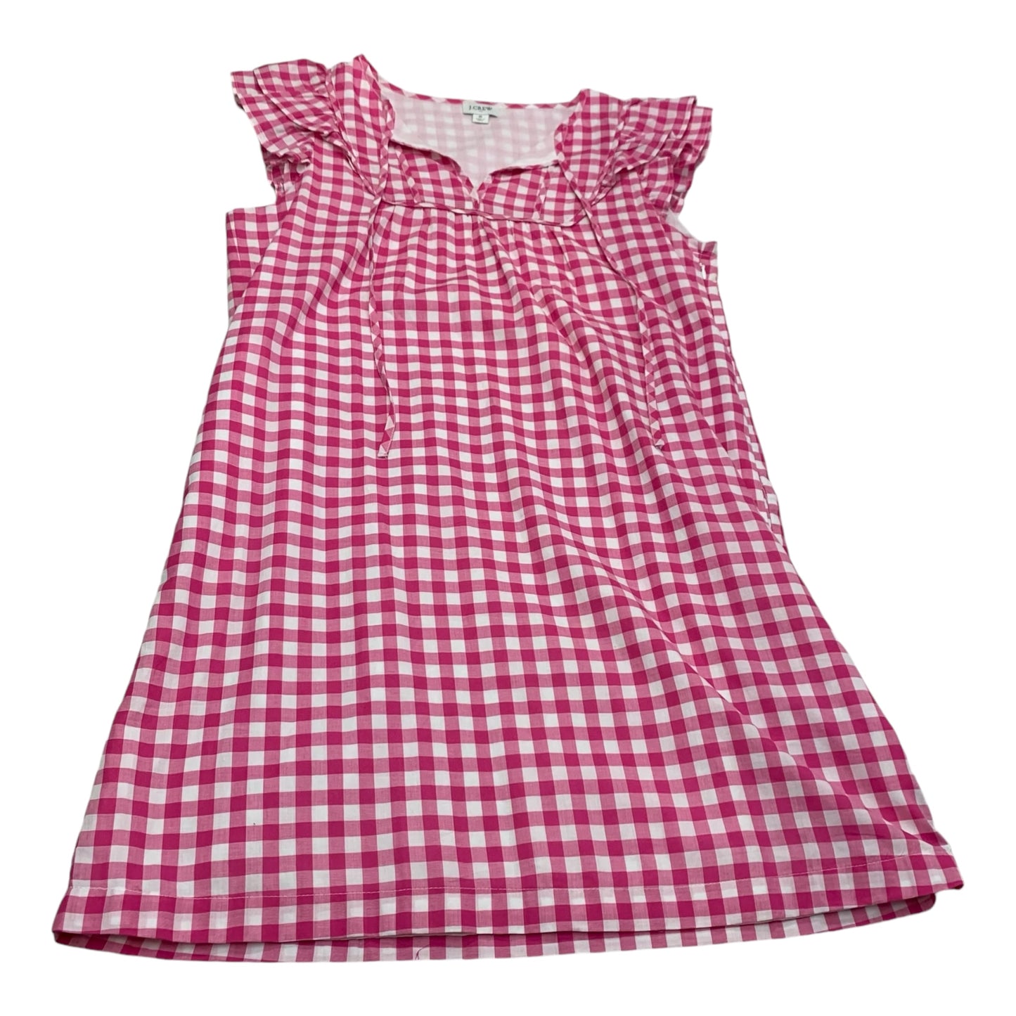 Dress Casual Short By J. Crew In Pink & White, Size: S