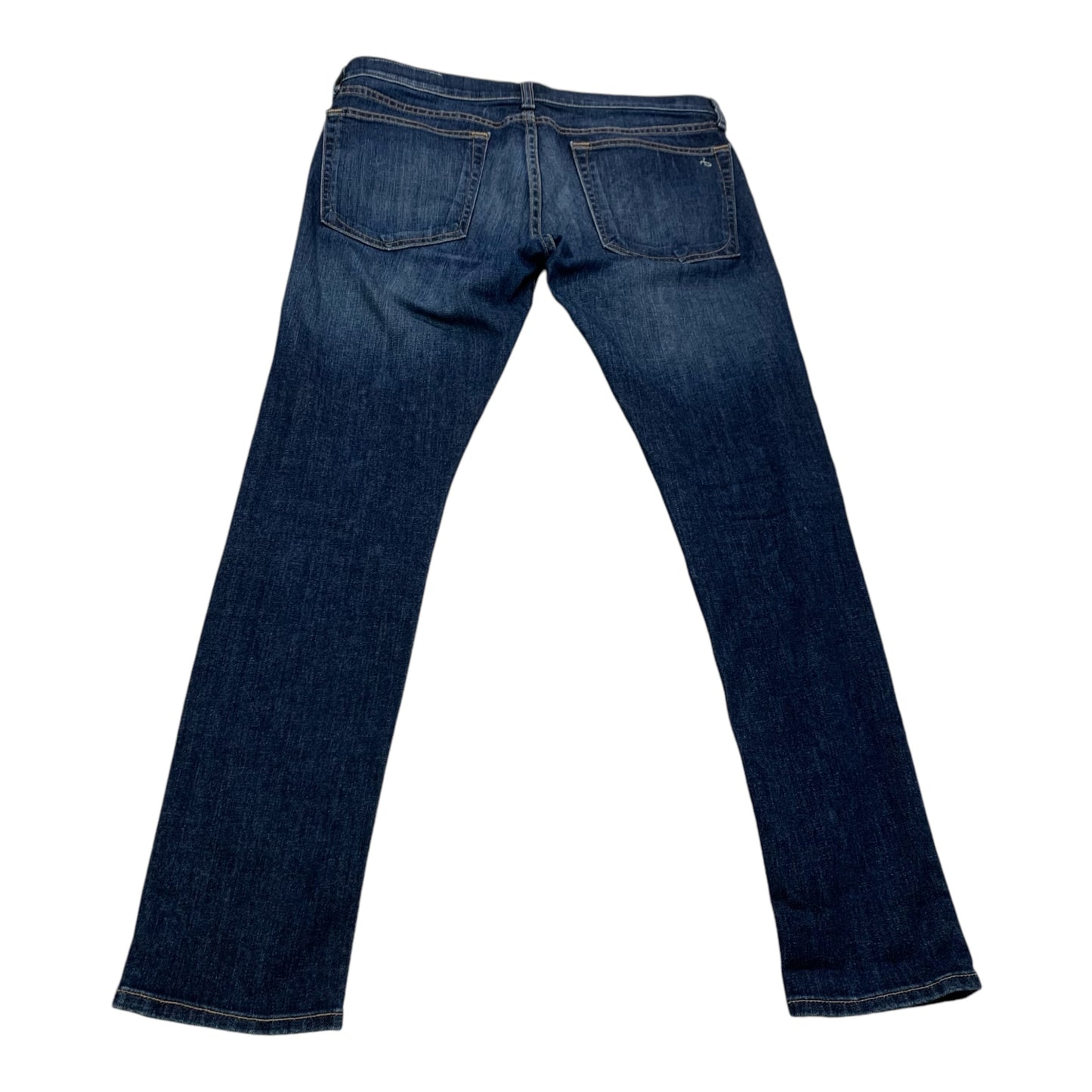 Jeans Straight By Rag & Bones Jeans In Blue Denim, Size: 6