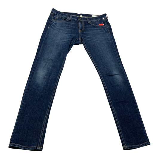 Jeans Straight By Rag & Bones Jeans In Blue Denim, Size: 6