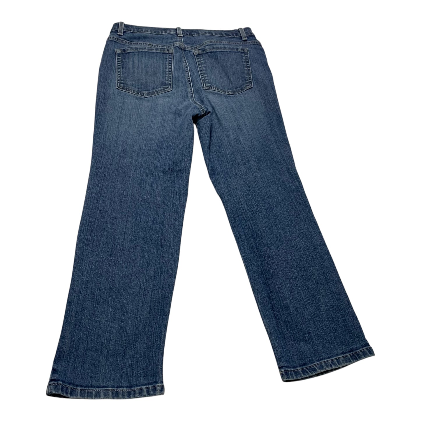 Jeans Straight By Gloria Vanderbilt In Blue Denim, Size: 10p