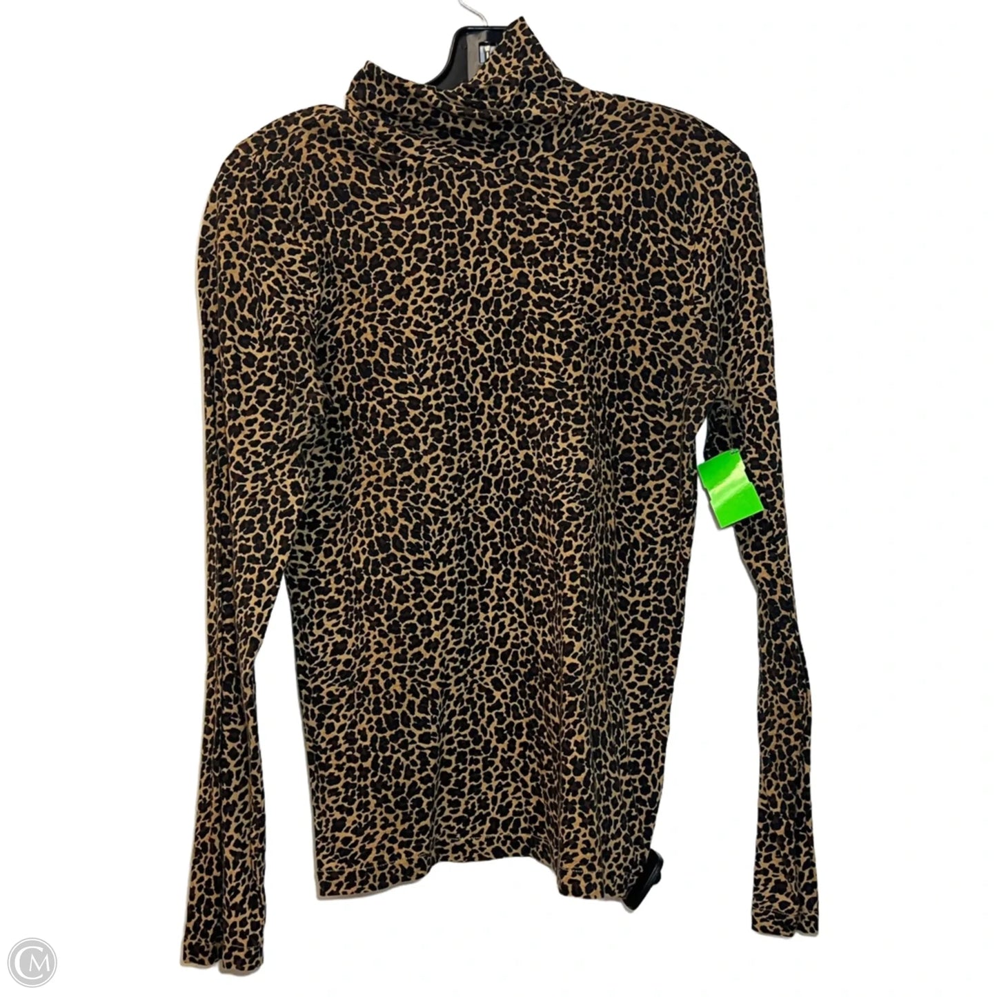 Top Long Sleeve By J. Crew In Animal Print, Size: S
