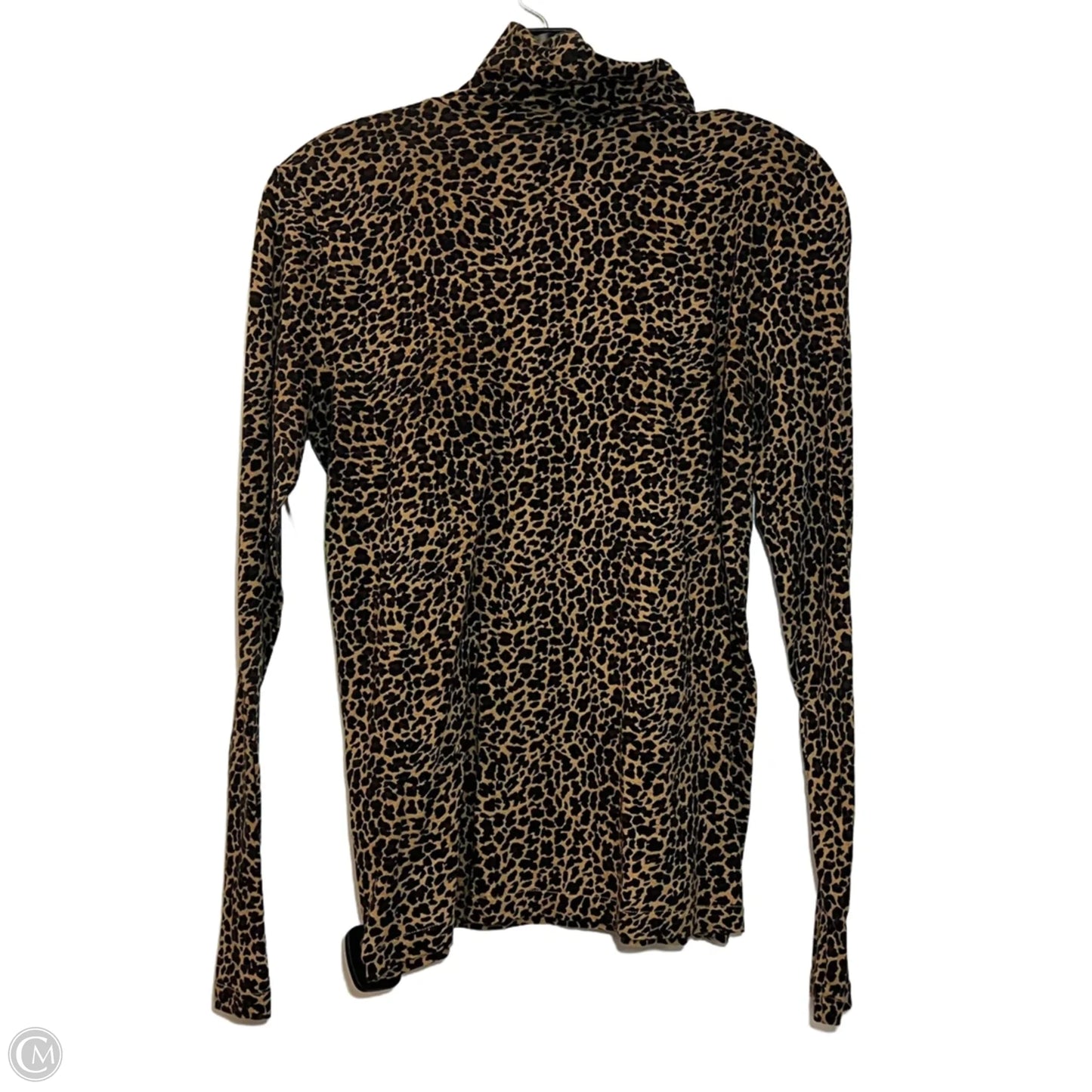 Top Long Sleeve By J. Crew In Animal Print, Size: S