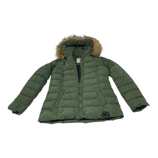 Coat Puffer & Quilted By Tommy Hilfiger In Green, Size: M